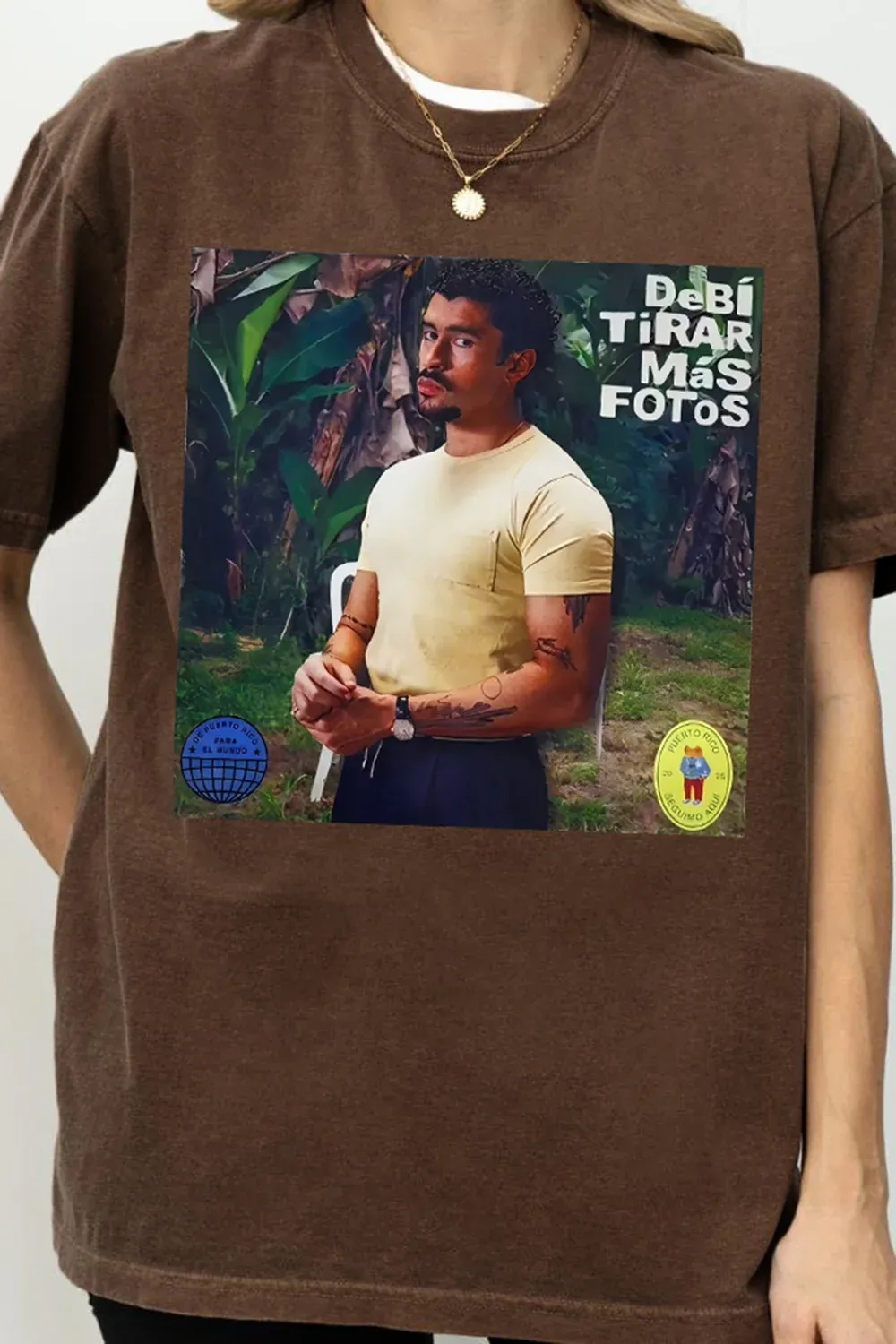 Bad Bunny 2025  DTMF Album Graphic Tee For Women