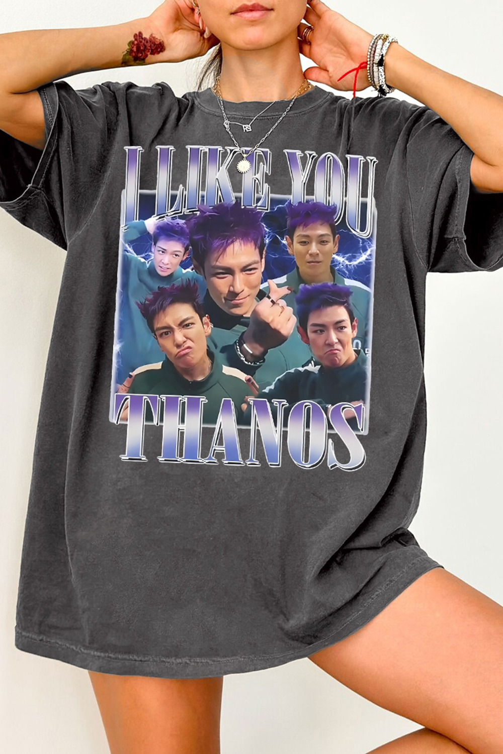 Thanos Squidgame Graphic Tee For Women