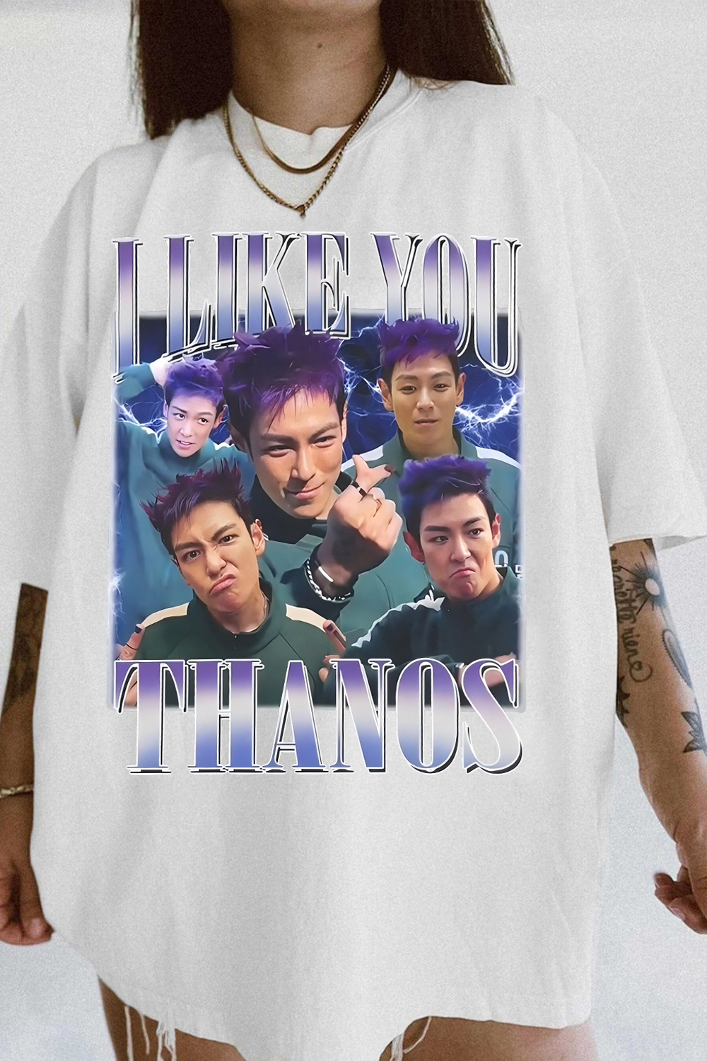 Thanos Squidgame Graphic Tee For Women