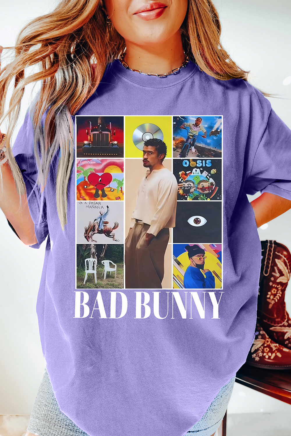 Bad Bunny Album DTMF Graphic Tee For Women