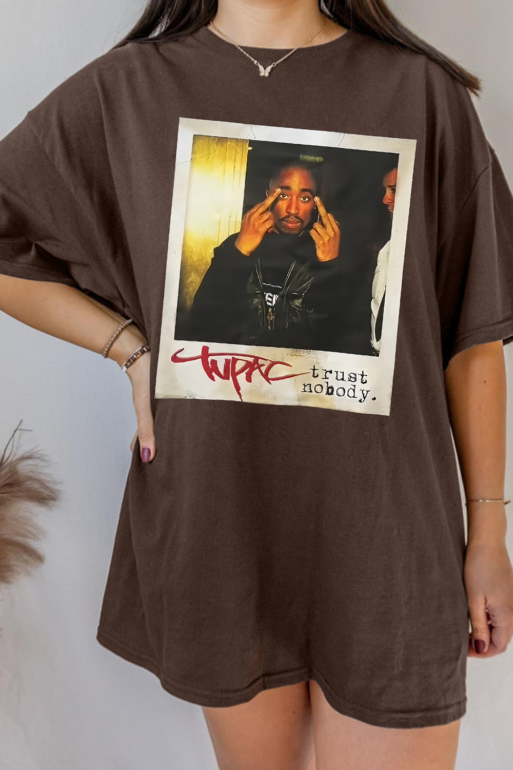 Rapper Tupac Graphic Tee For Men