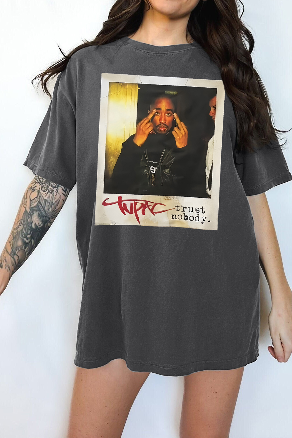Rapper Tupac Graphic Tee For Men