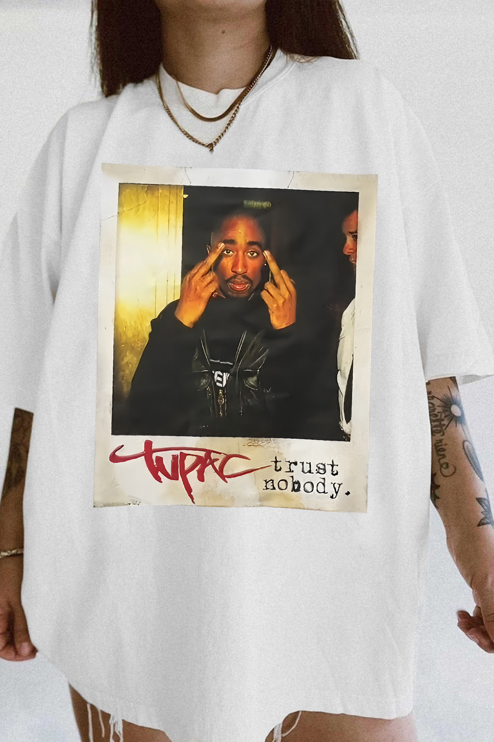 Rapper Tupac Graphic Tee For Men