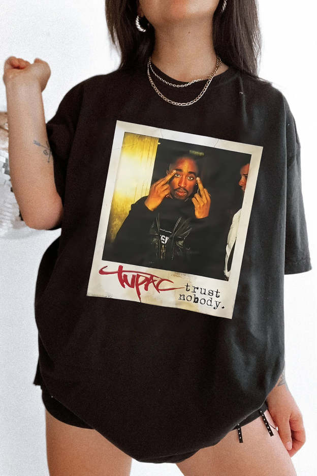 Rapper Tupac Graphic Tee For Men