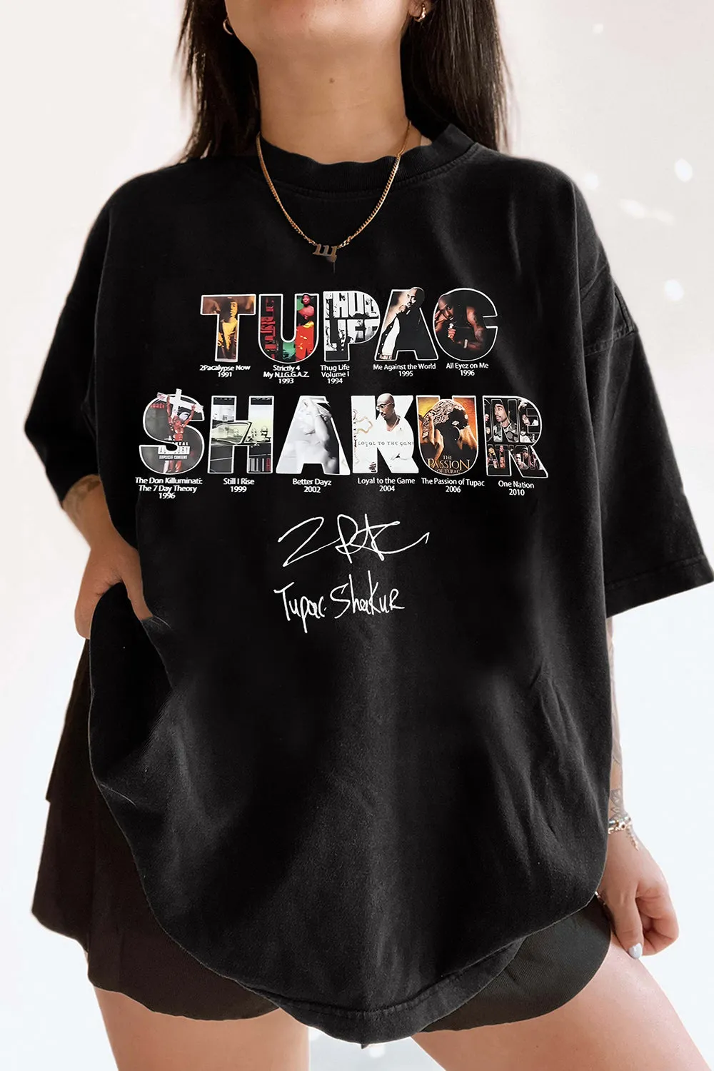 2pacs Hakur Album Tee For Men