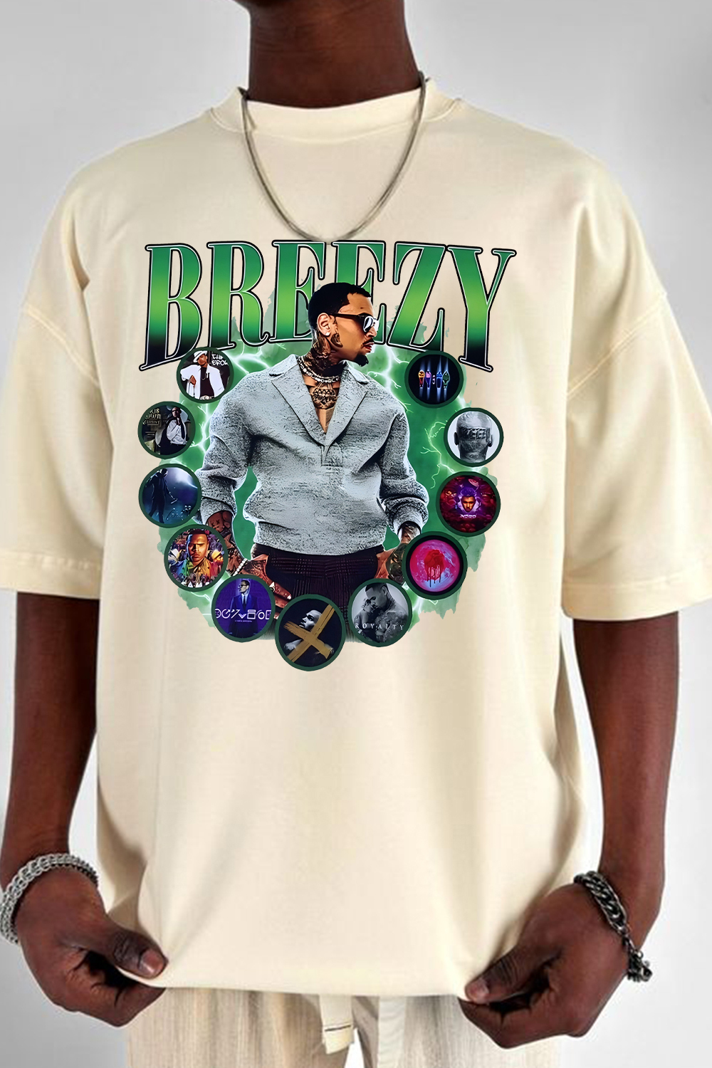 Chris Brown Breezy 1111 Tour tshirt For Men