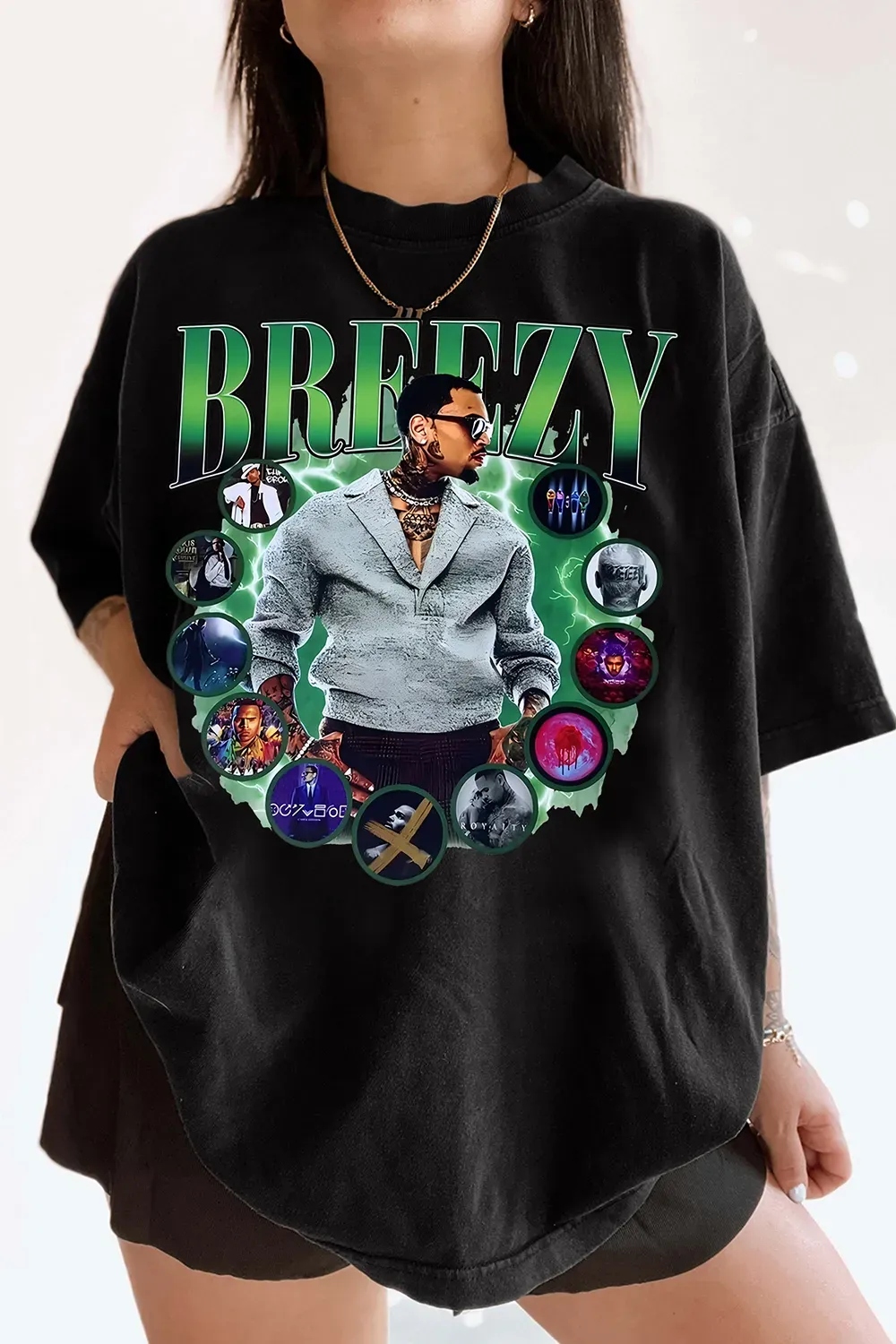 Chris Brown Breezy 1111 Tour Tee For Women