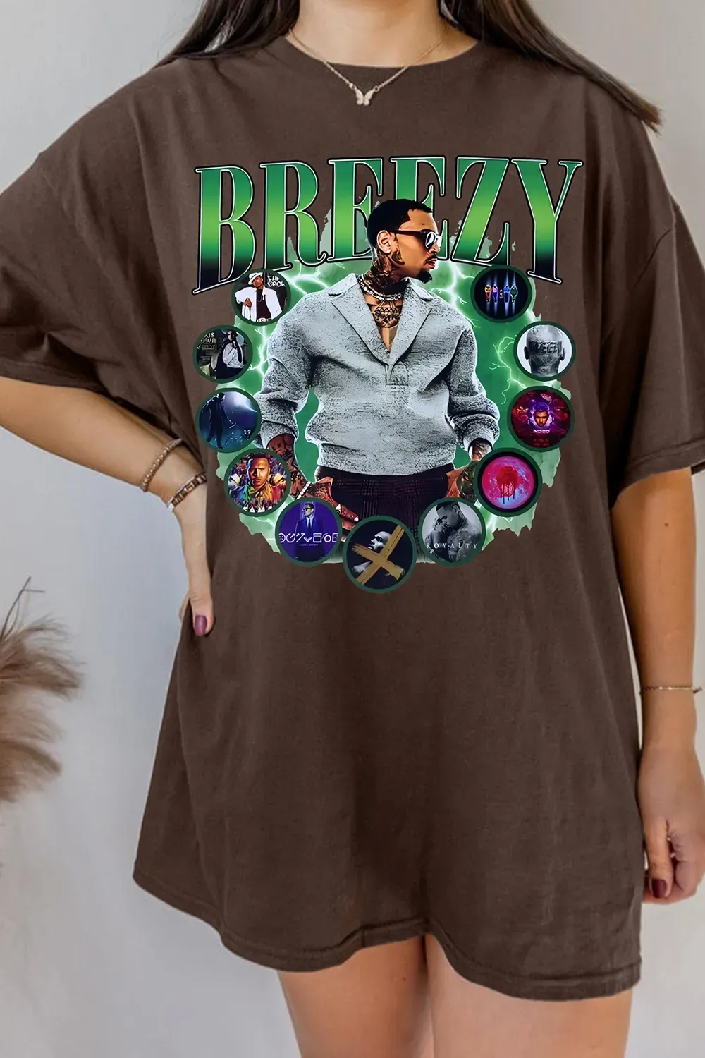 Chris Brown Breezy 1111 Tour Tee For Women
