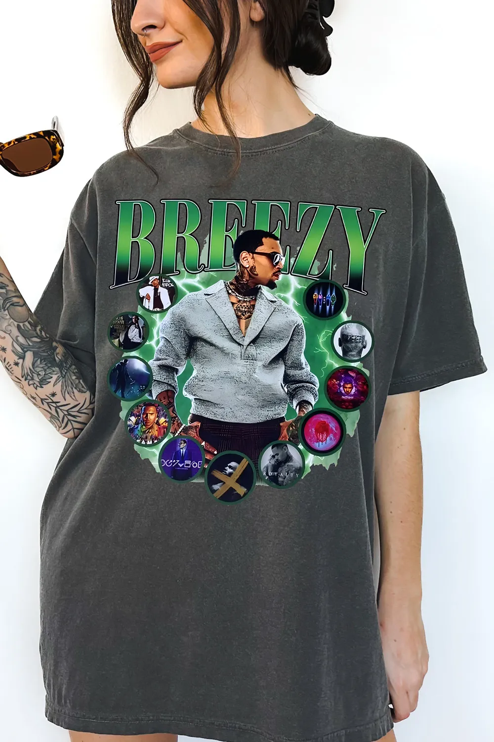 Chris Brown Breezy 1111 Tour Tee For Women