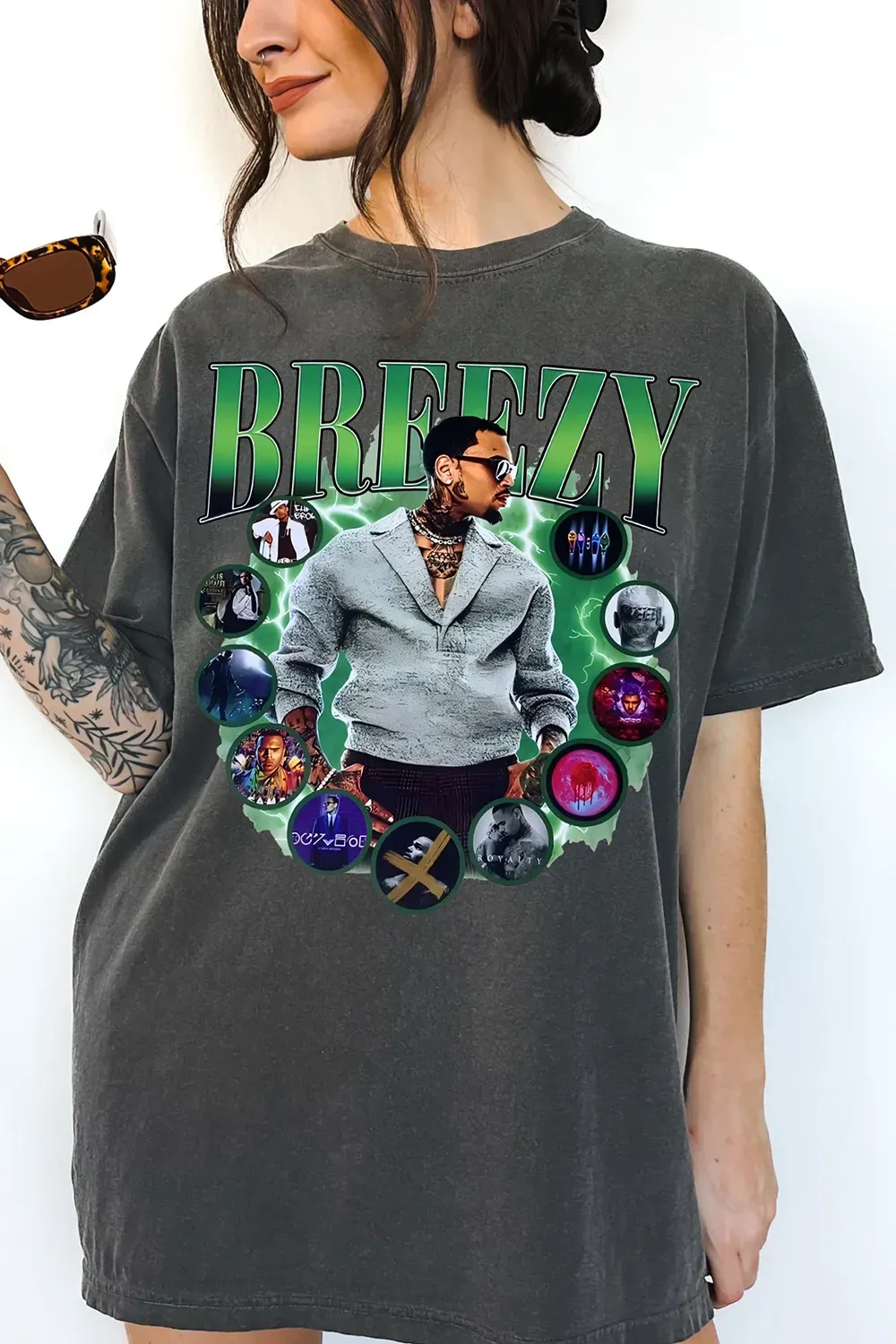 Chris Brown Breezy 1111 Tour Tee For Women