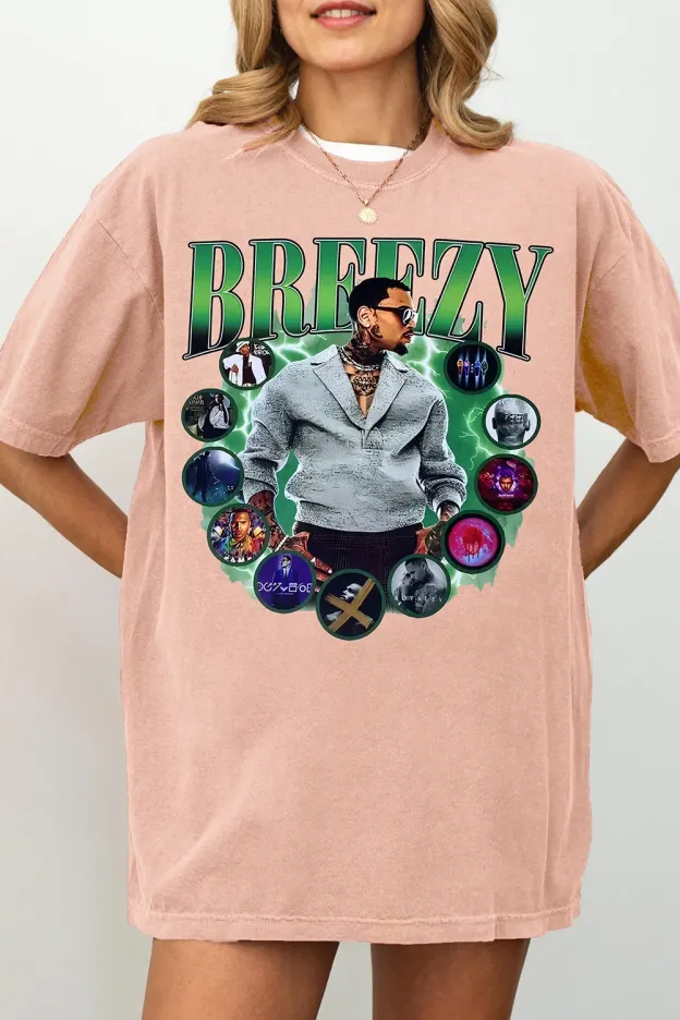 Chris Brown Breezy 1111 Tour Tee For Women