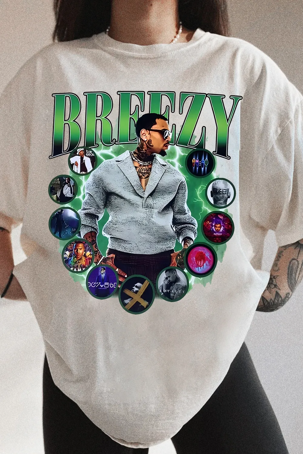 Chris Brown Breezy 1111 Tour Tee For Women