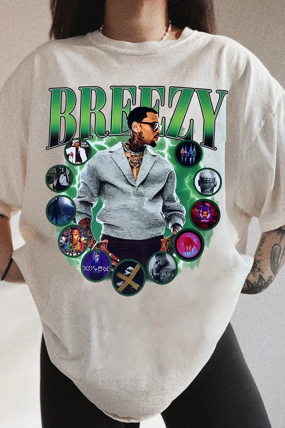 Chris Brown Breezy 1111 Tour Tee For Women