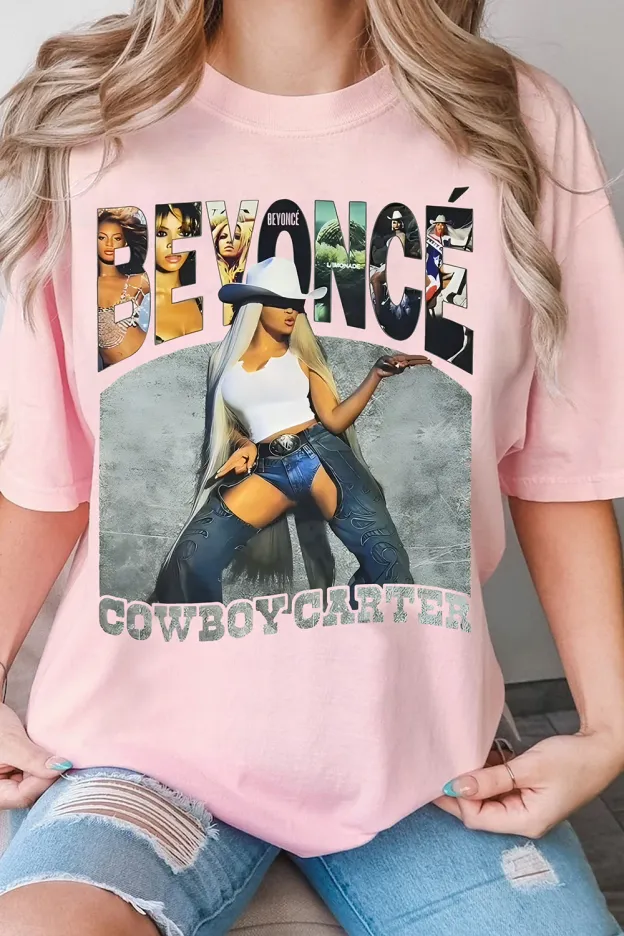 Beyoncé Cowboy Carter Tour Graphic Tee For Women