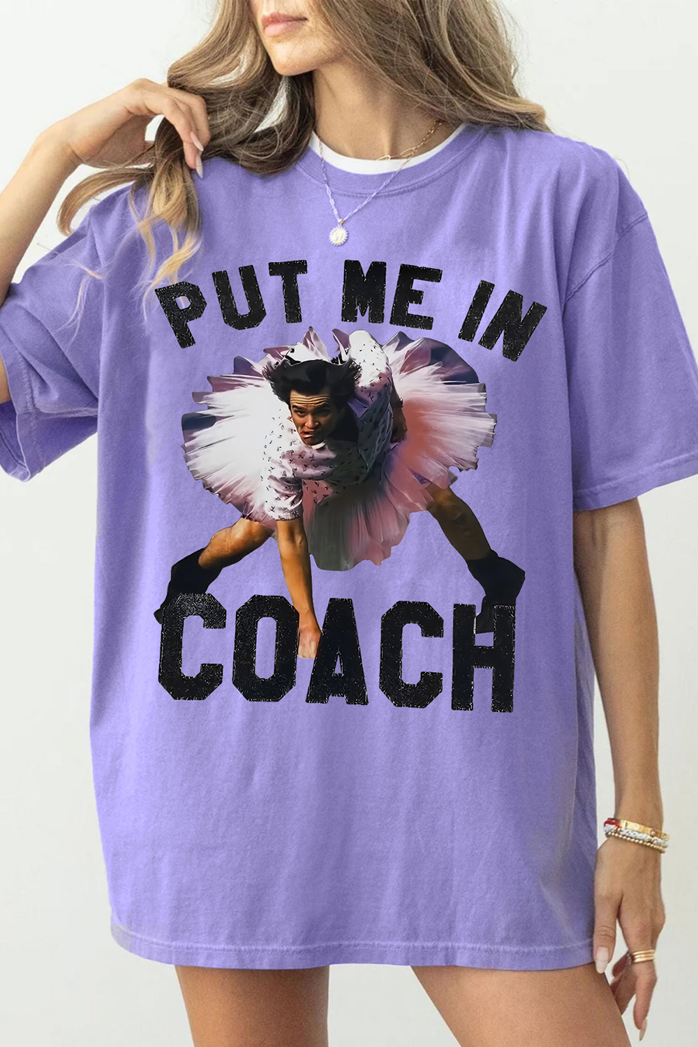 Ace Ventura Put Me In Coach Jim Carrey Funny Tee For Women