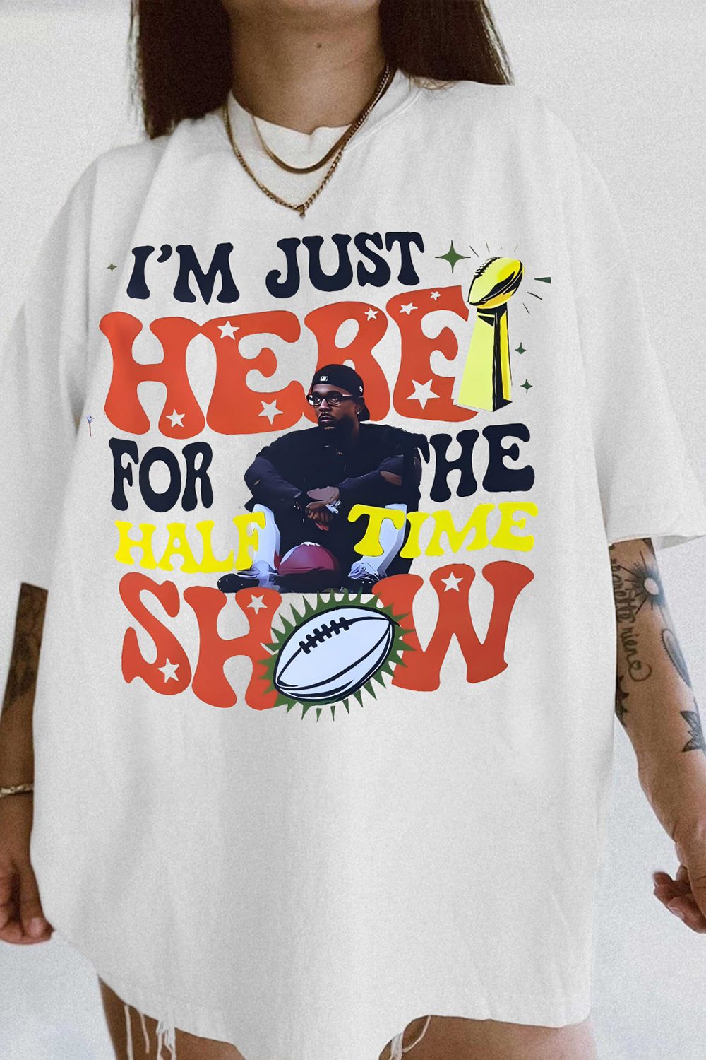 Kendrick Lamar I Just Here For The Show Tee For Women