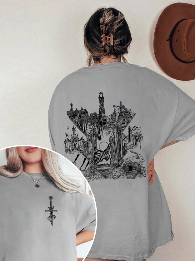 LOTR Middle Earth Inspired Tee For Women
