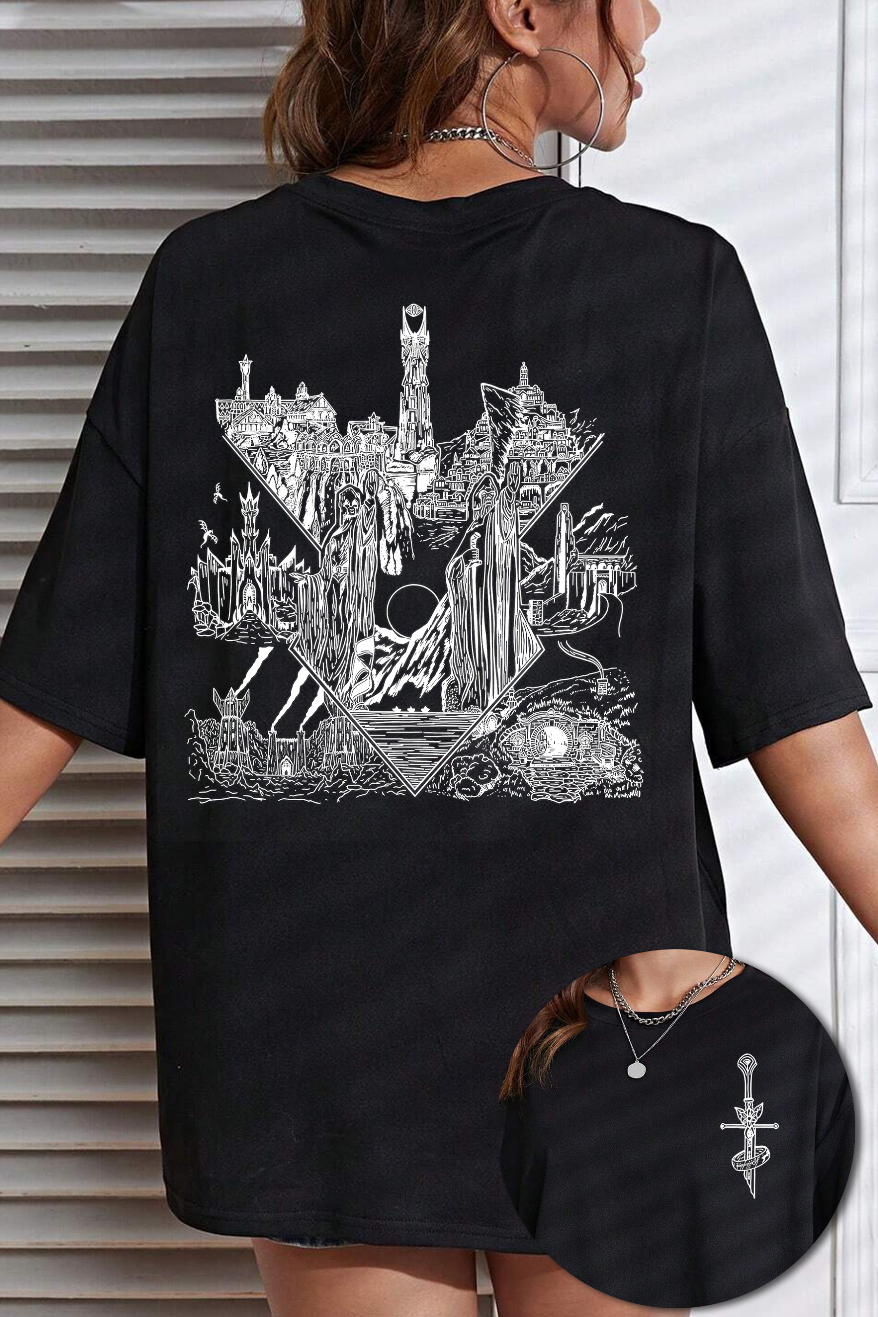 LOTR Middle Earth Inspired Tee For Women