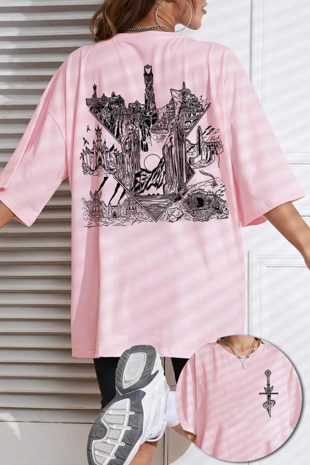 LOTR Middle Earth Inspired Tee For Women