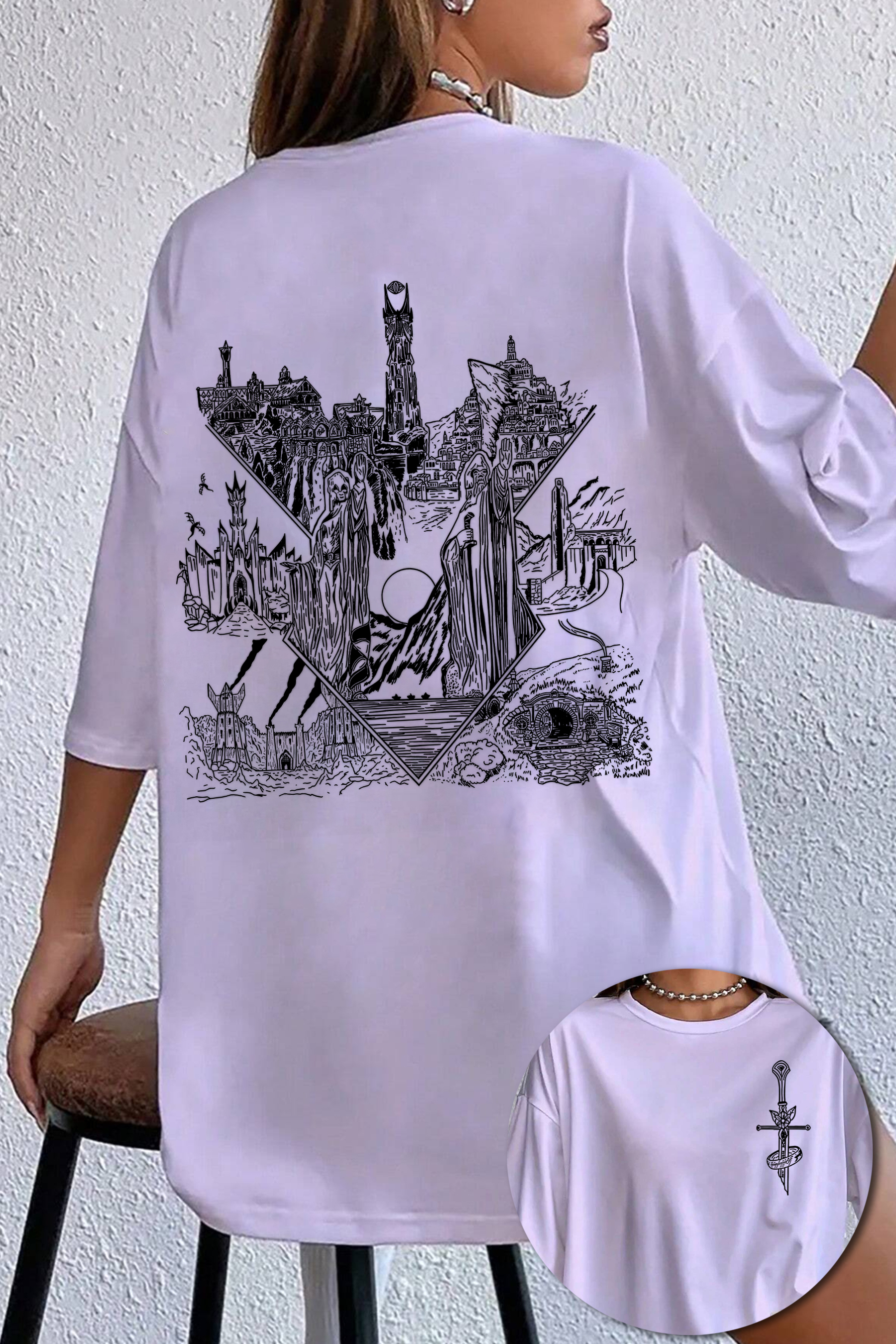 LOTR Middle Earth Inspired Tee For Women