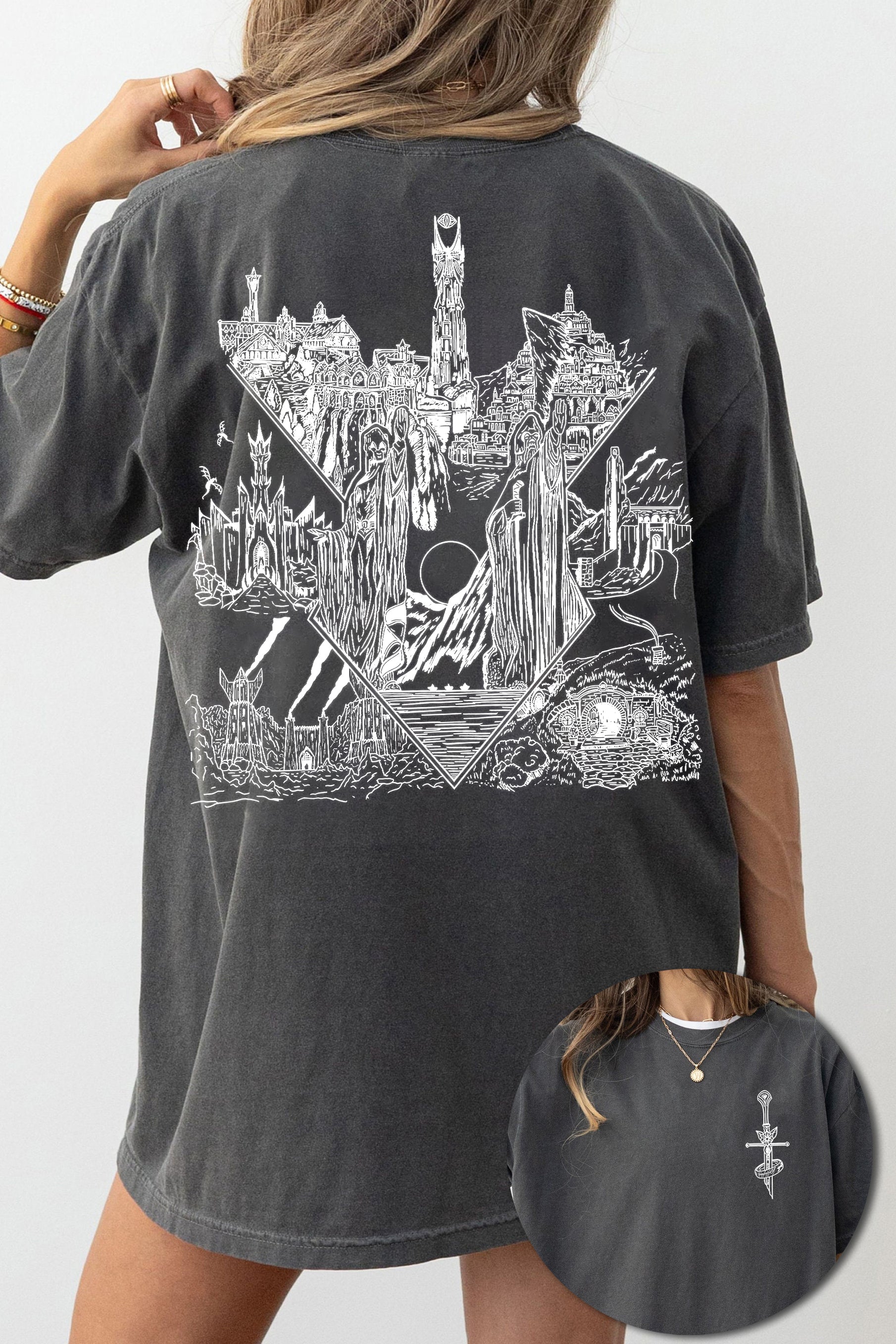 LOTR Middle Earth Inspired Tee For Women
