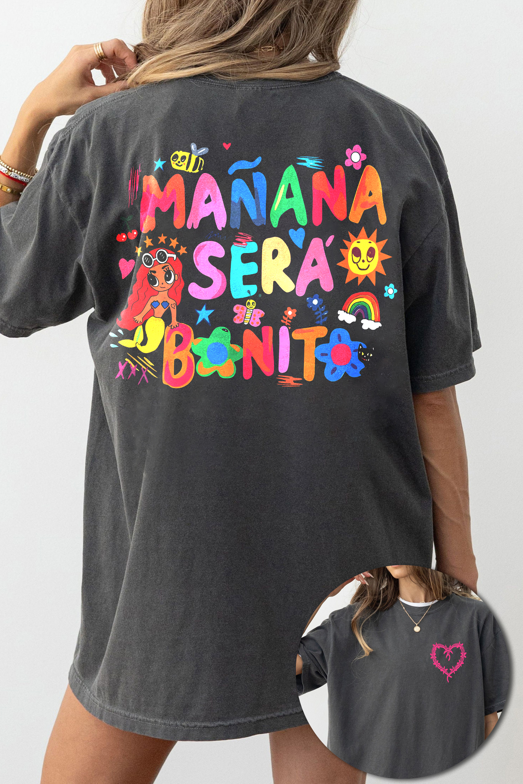 Karol G Heart  Tee For Women