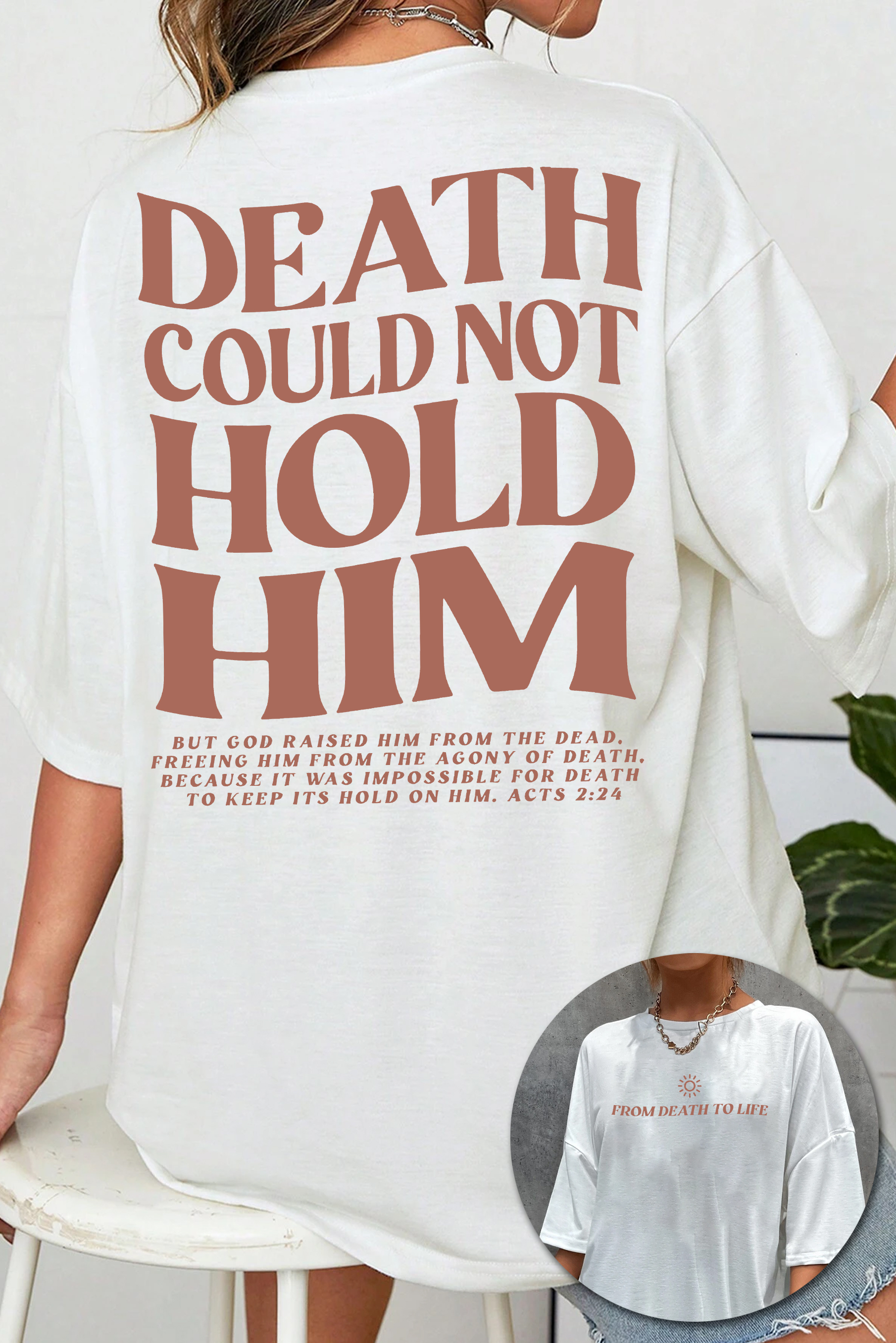 Death could not hold him Tee For Women