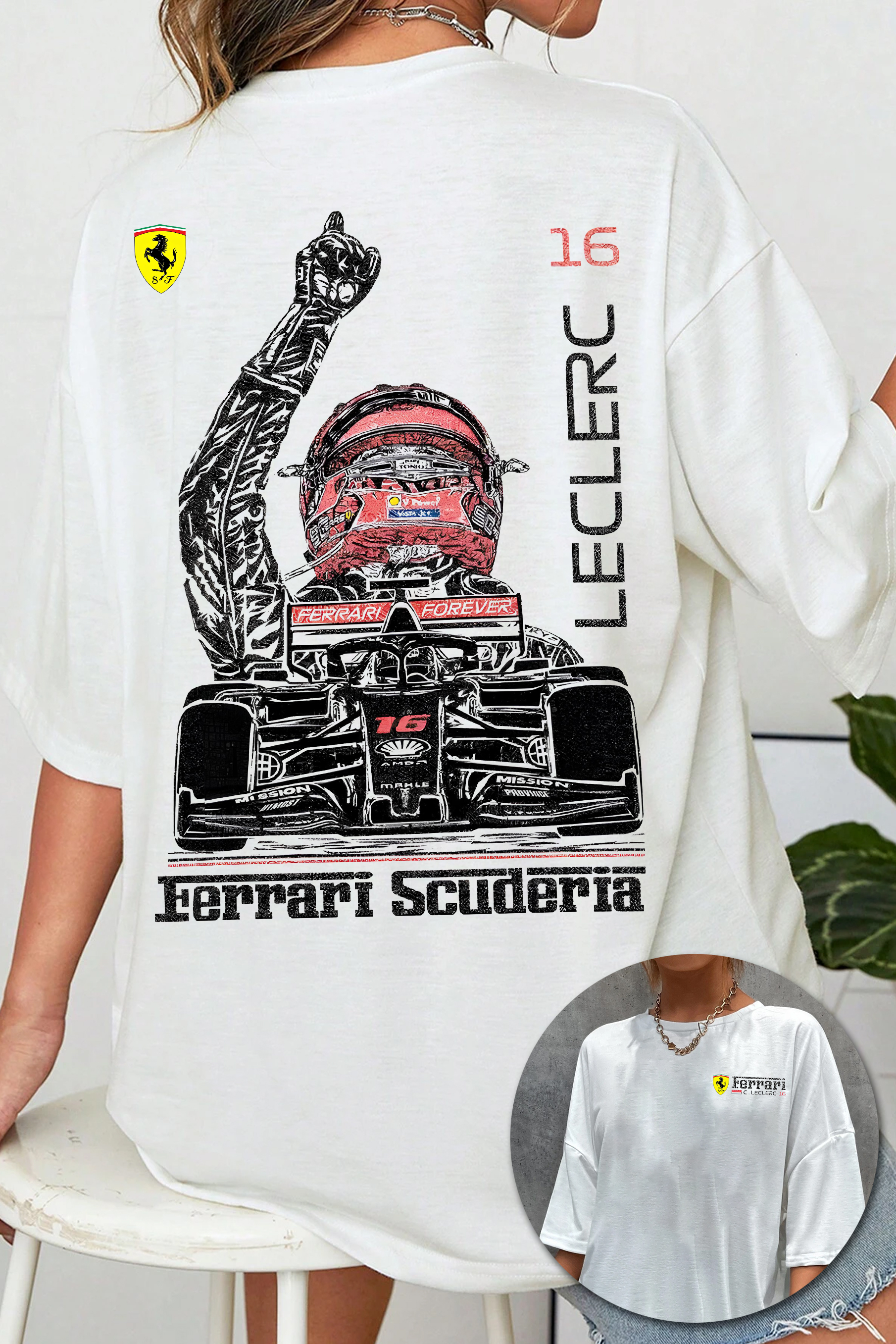 Formula 1 Charles Leclerc Tee For Women