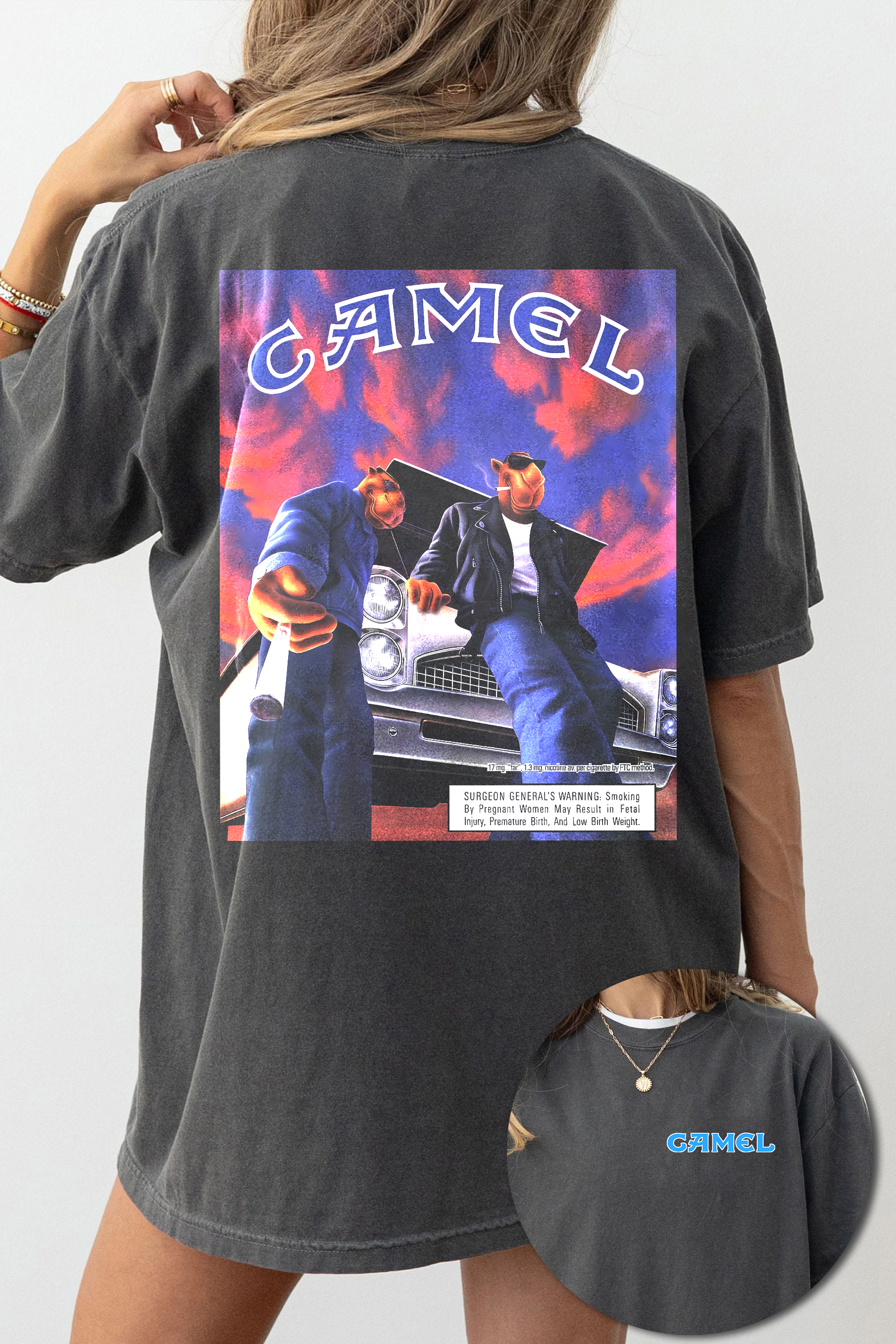 Vintage Camel Filters Tee For Women