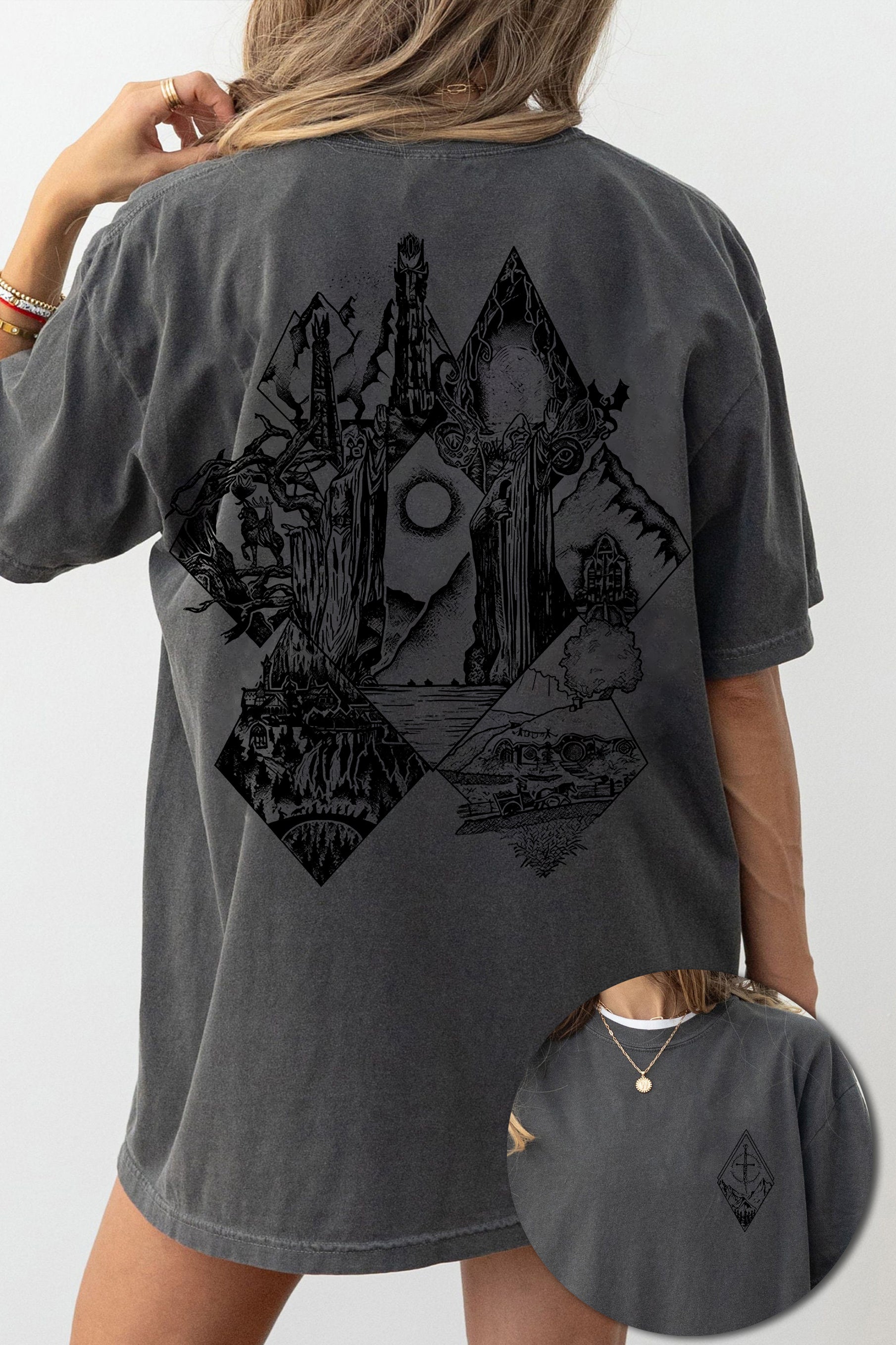 Middle Earth Lotr Tee For Women