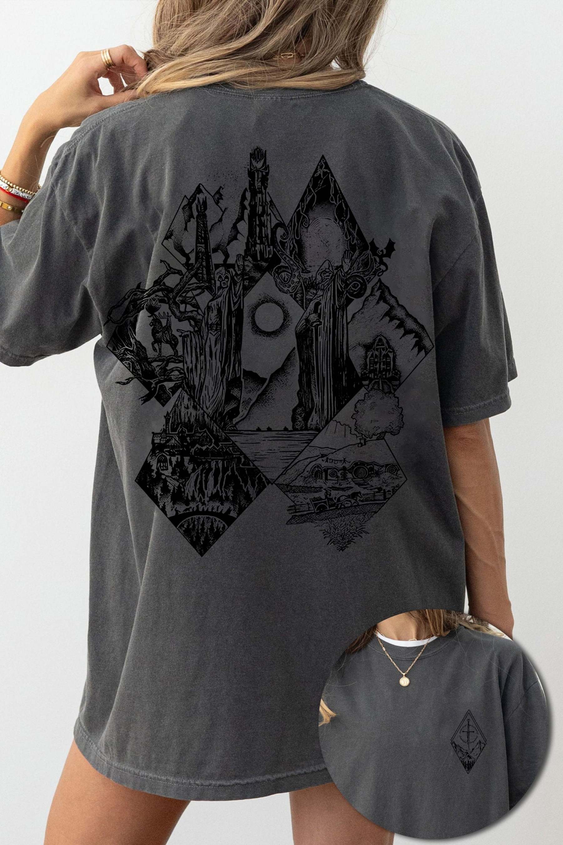 Middle Earth Lotr Tee For Women