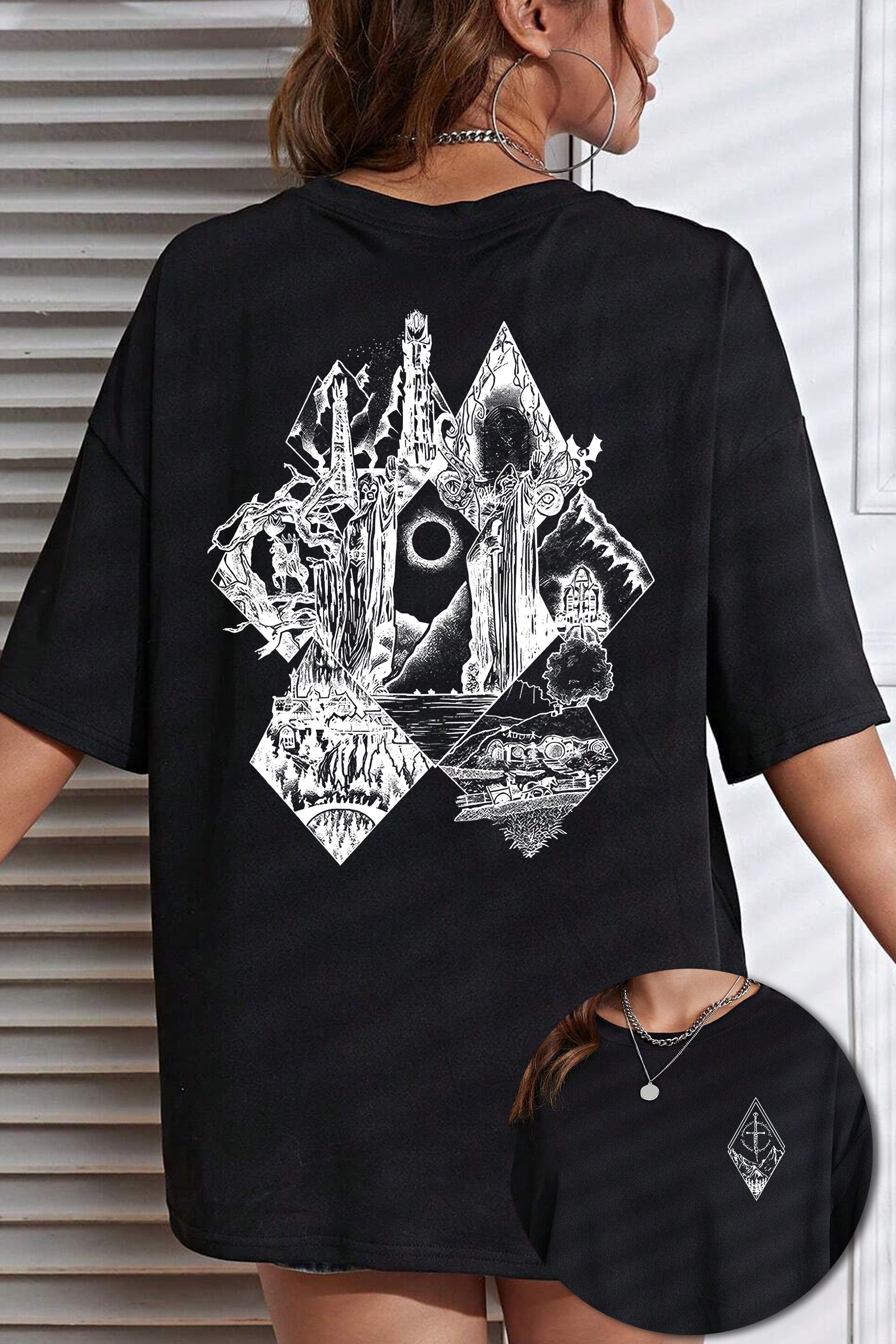 Middle Earth Lotr Tee For Women