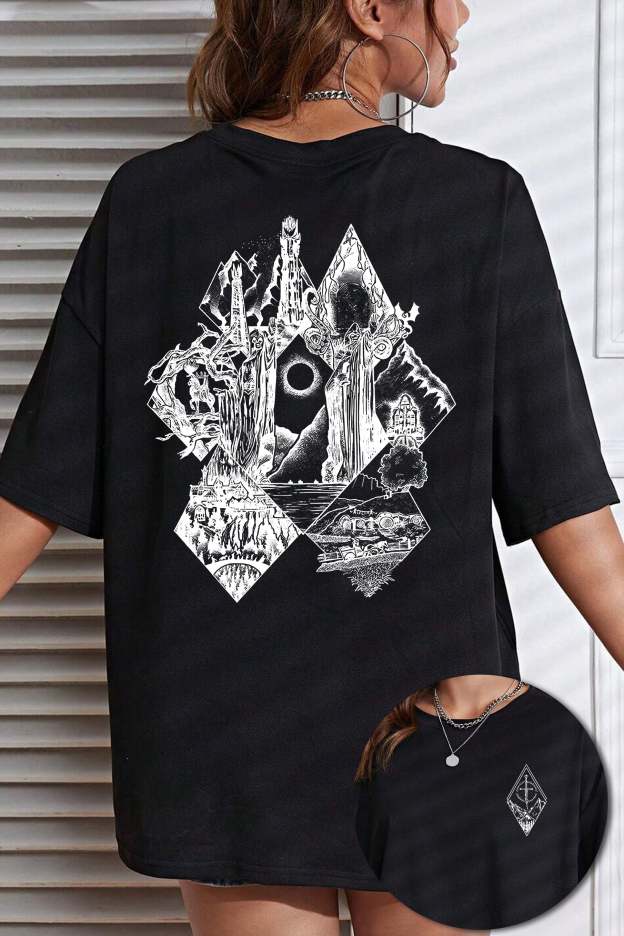 Middle Earth Lotr Tee For Women