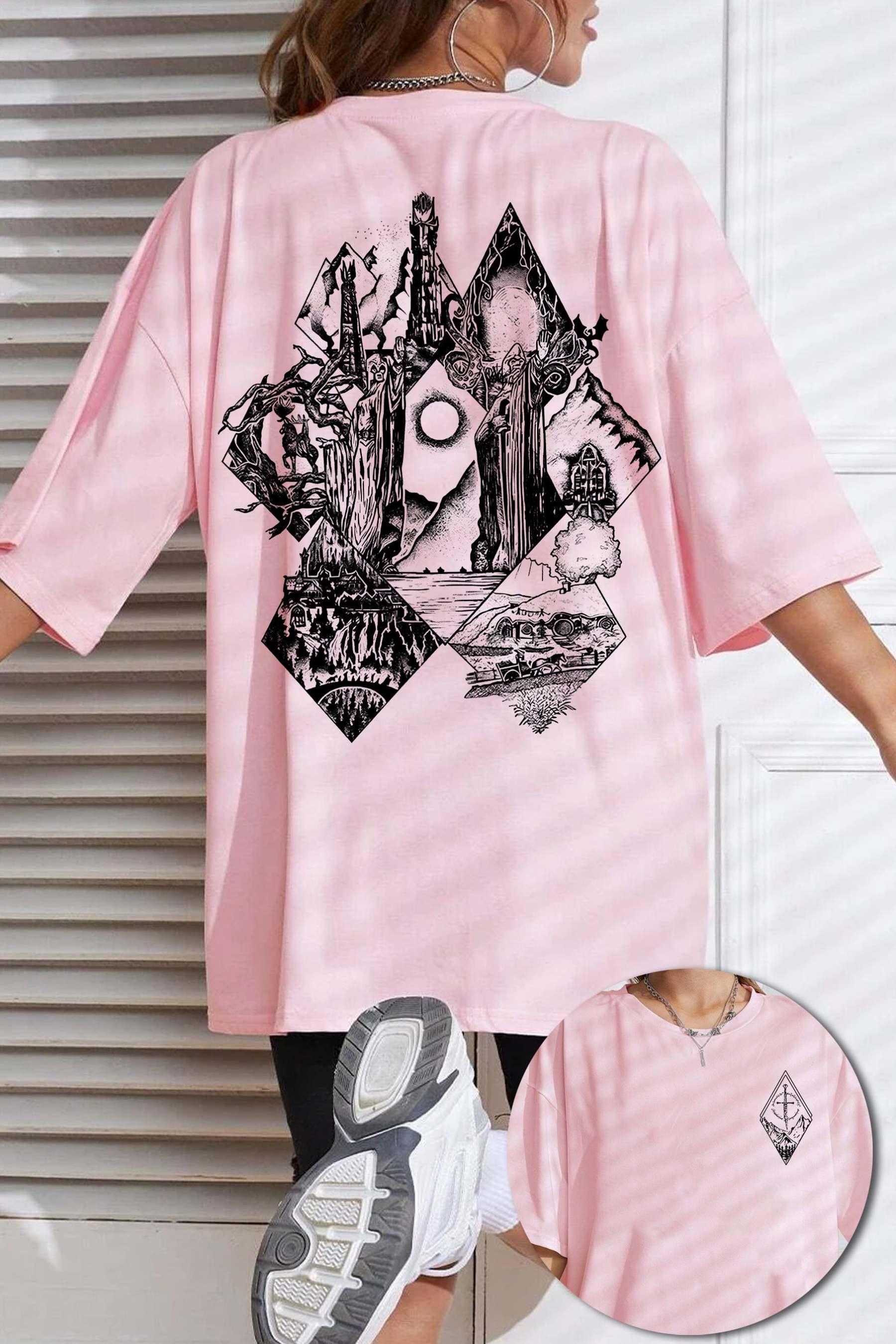 Middle Earth Lotr Tee For Women