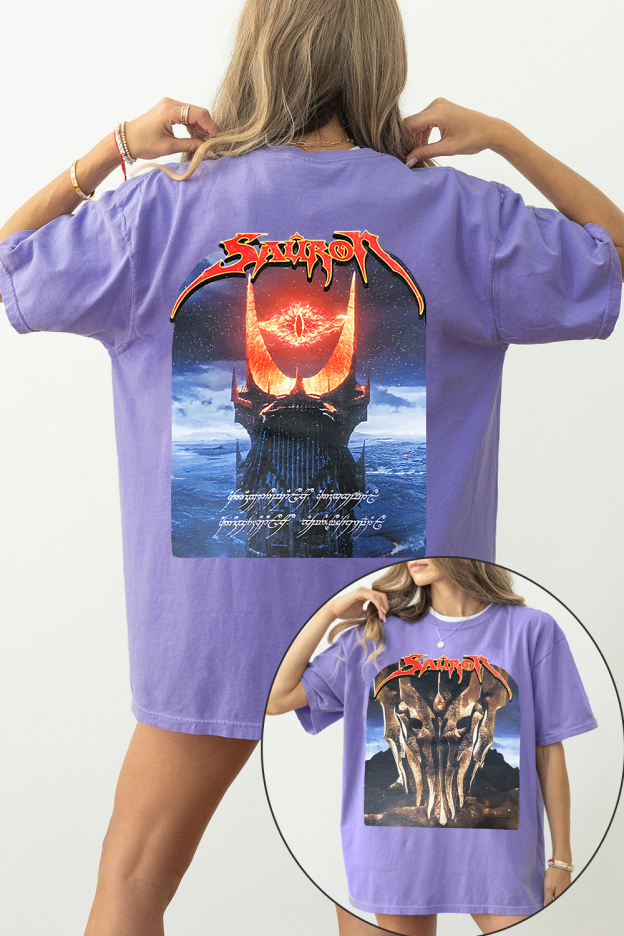 Sauron Vintage LOTR  Tee For Man