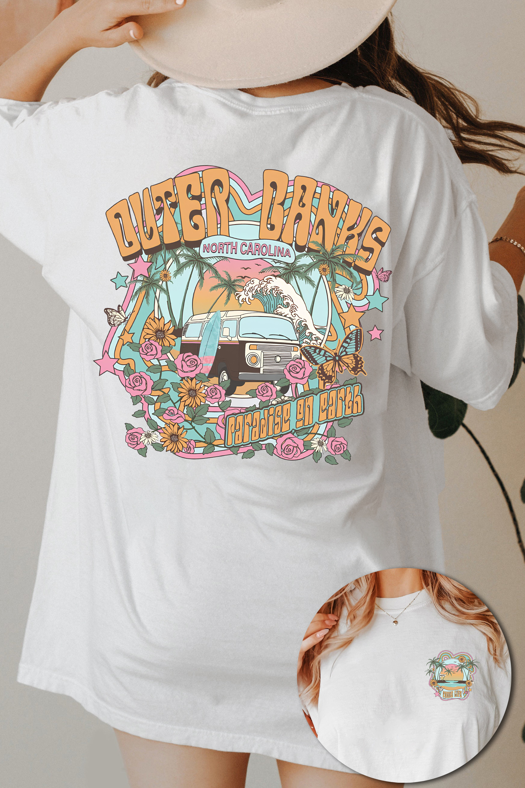 Outer Banks North Carolina Tee For Women