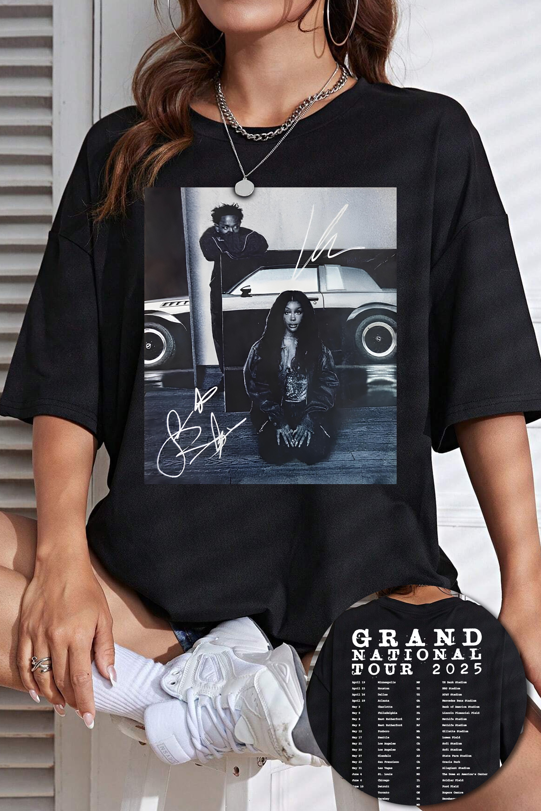 Grand National Tour Kendrick&SZA Tee For Women