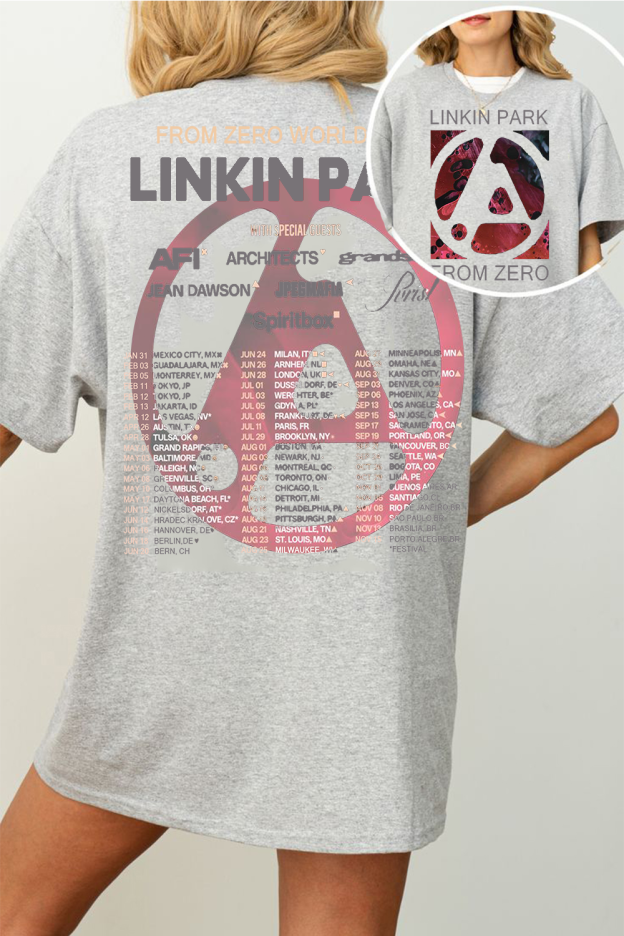 Linkin Park From Zero World Tour 2025 Tee For Women