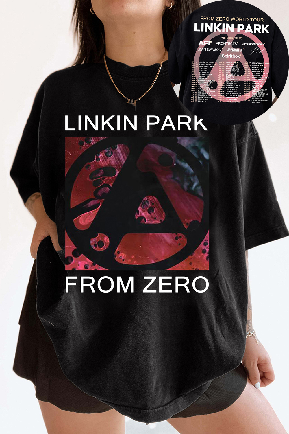 *P From Zero World Tour 2025 Tee For Women
