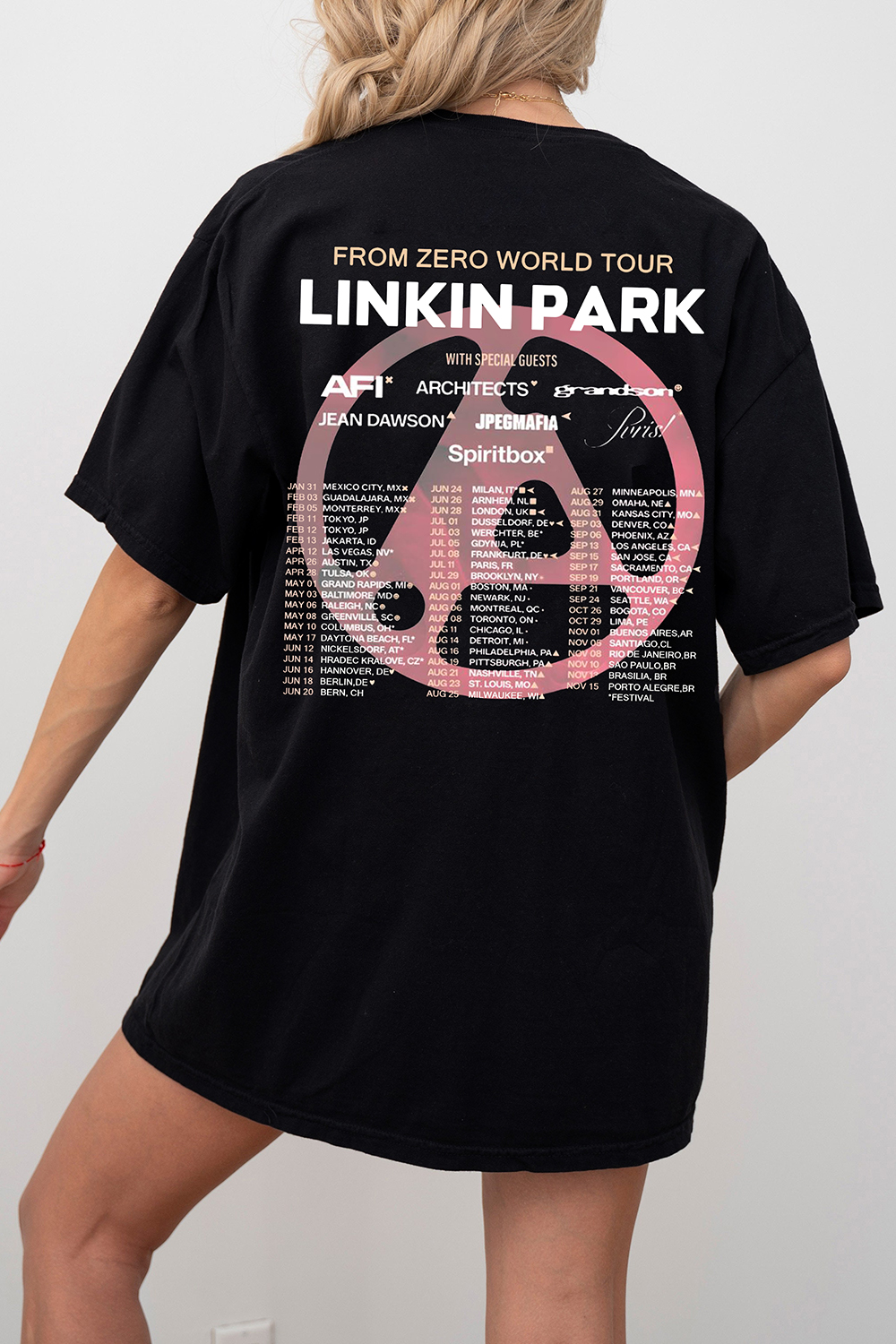 Linkin Park From Zero World Tour 2025 Tee For Women