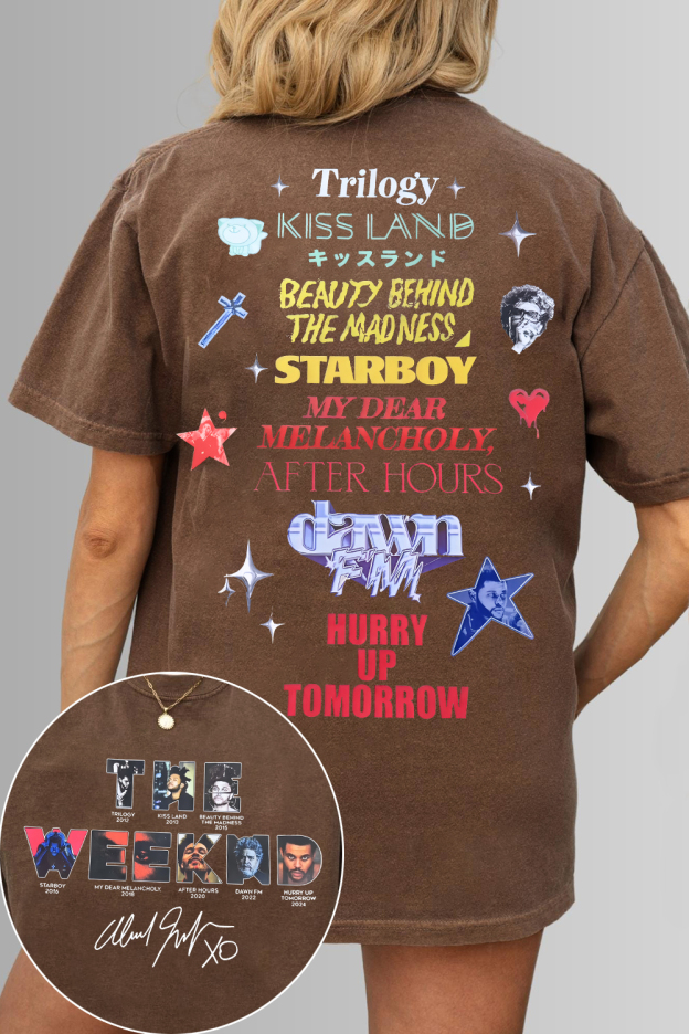 The Weeknd Album Hurry Up Tomorrow Tee For Men