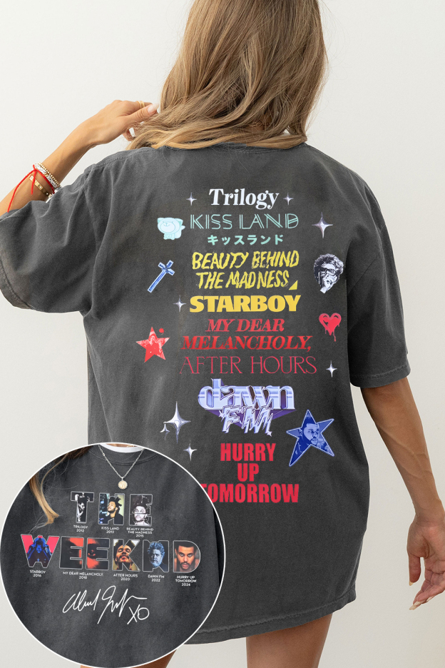 The Weeknd Album Hurry Up Tomorrow Tee For Men