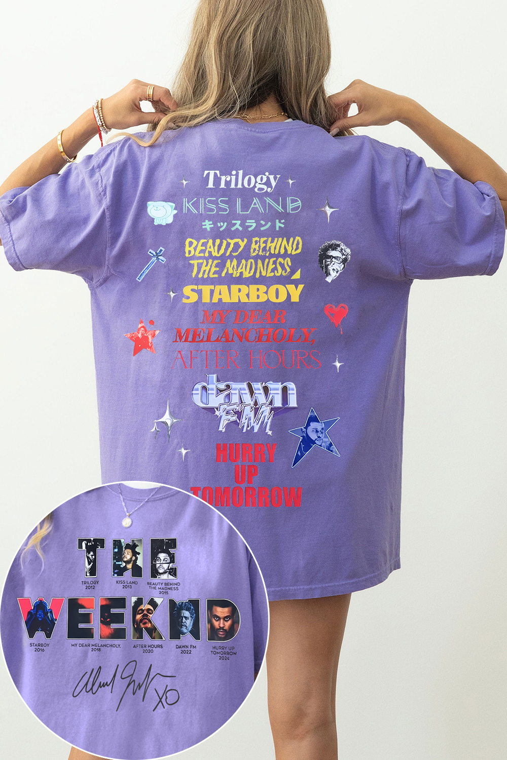 The Weeknd Album Hurry Up Tomorrow Tee For Women
