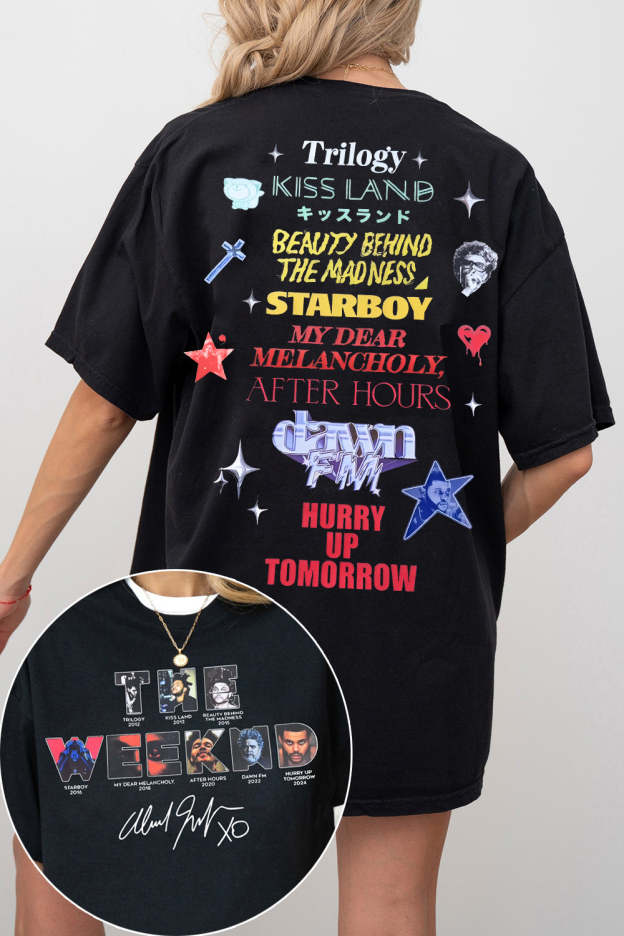 The Weeknd Album Hurry Up Tomorrow Tee For Men