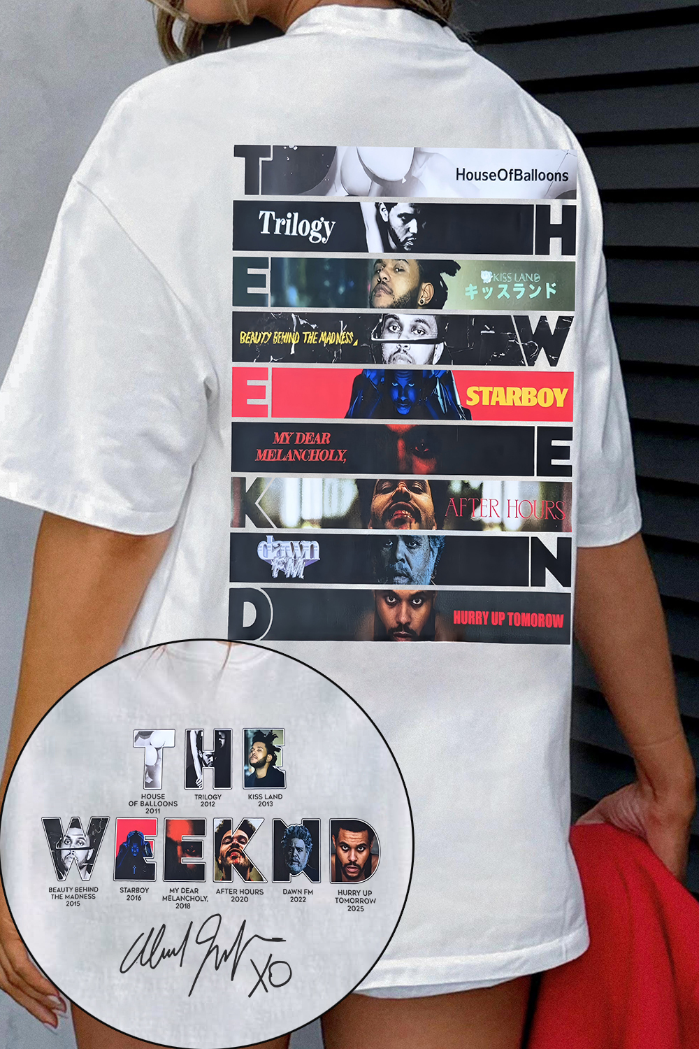 The Weeknd Album Hurry Up Tomorrow Tee For Women