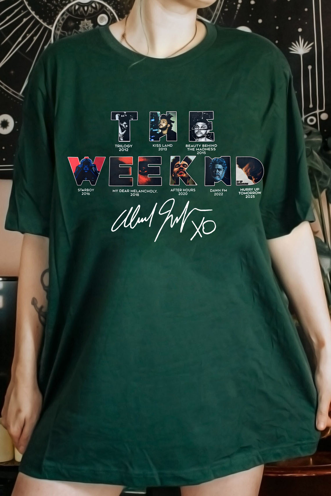 Theweeknd 2025 print Tee/Sweatshirt/Hoodie