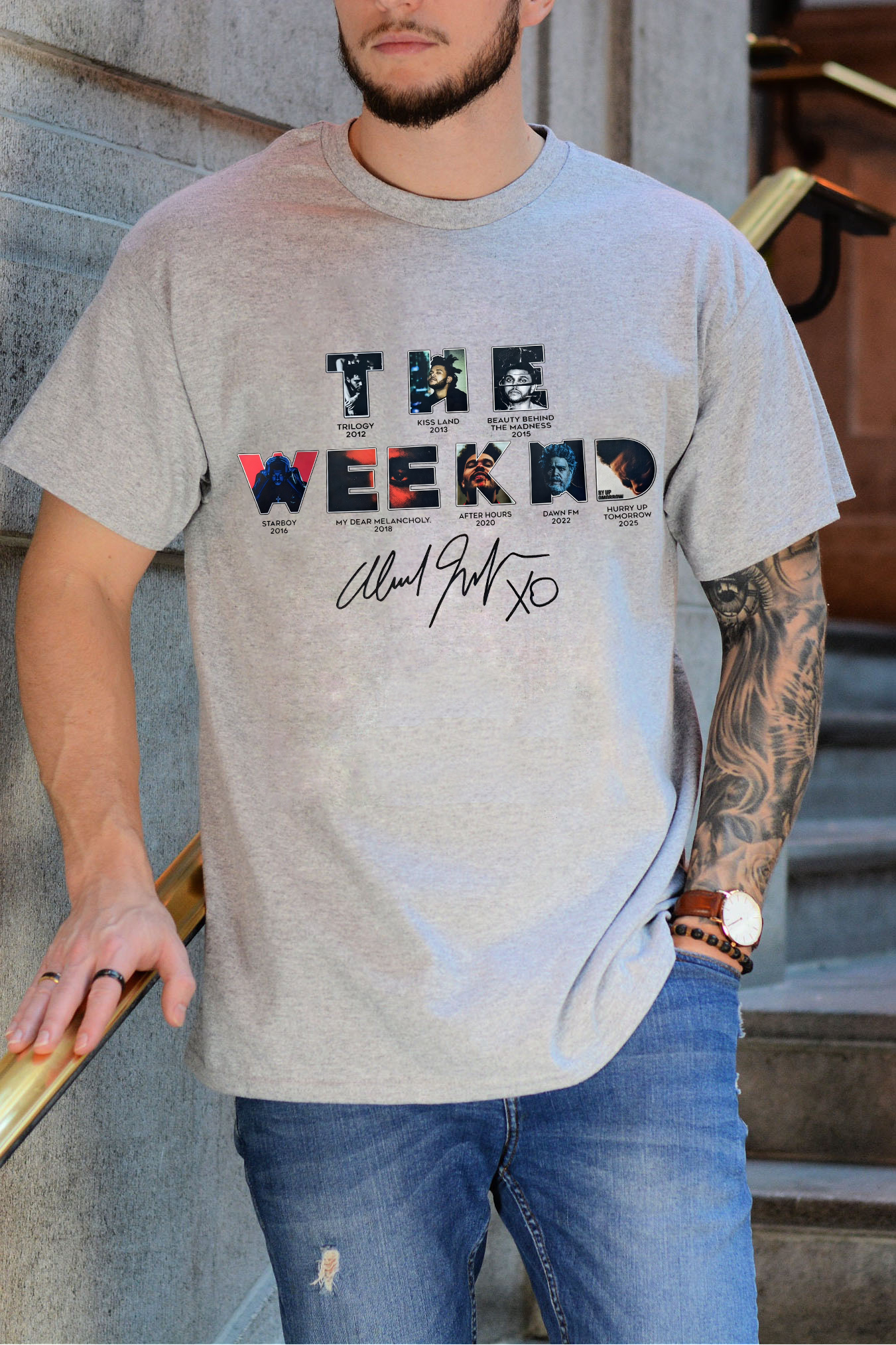 Theweeknd 2025 print Tee/Sweatshirt/Hoodie