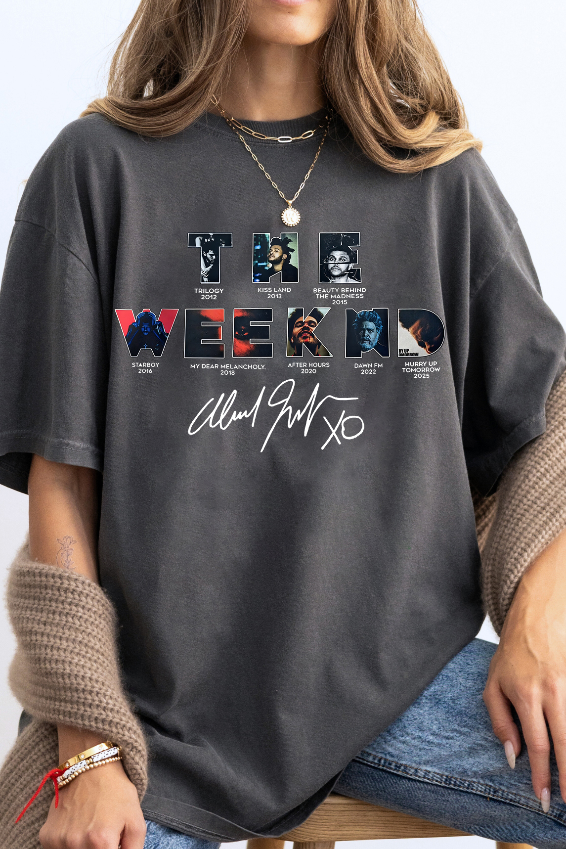 Theweeknd 2025 print Tee/Sweatshirt/Hoodie