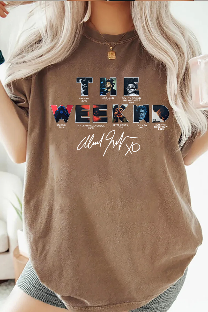 Theweeknd 2025 print Tee/Sweatshirt/Hoodie