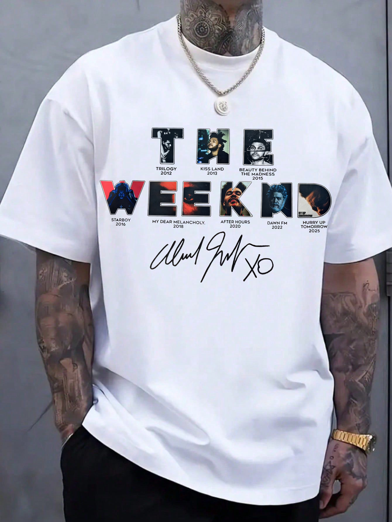 Theweeknd 2025 print Tee/Sweatshirt/Hoodie